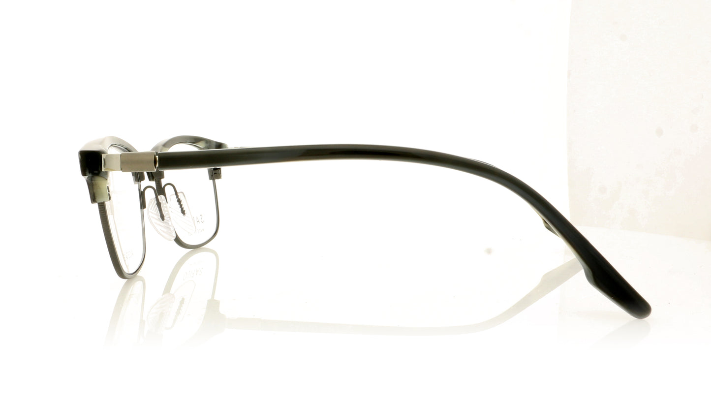 Safilo Aletta 02 MDZ Horn Blue Grey Glasses - Side