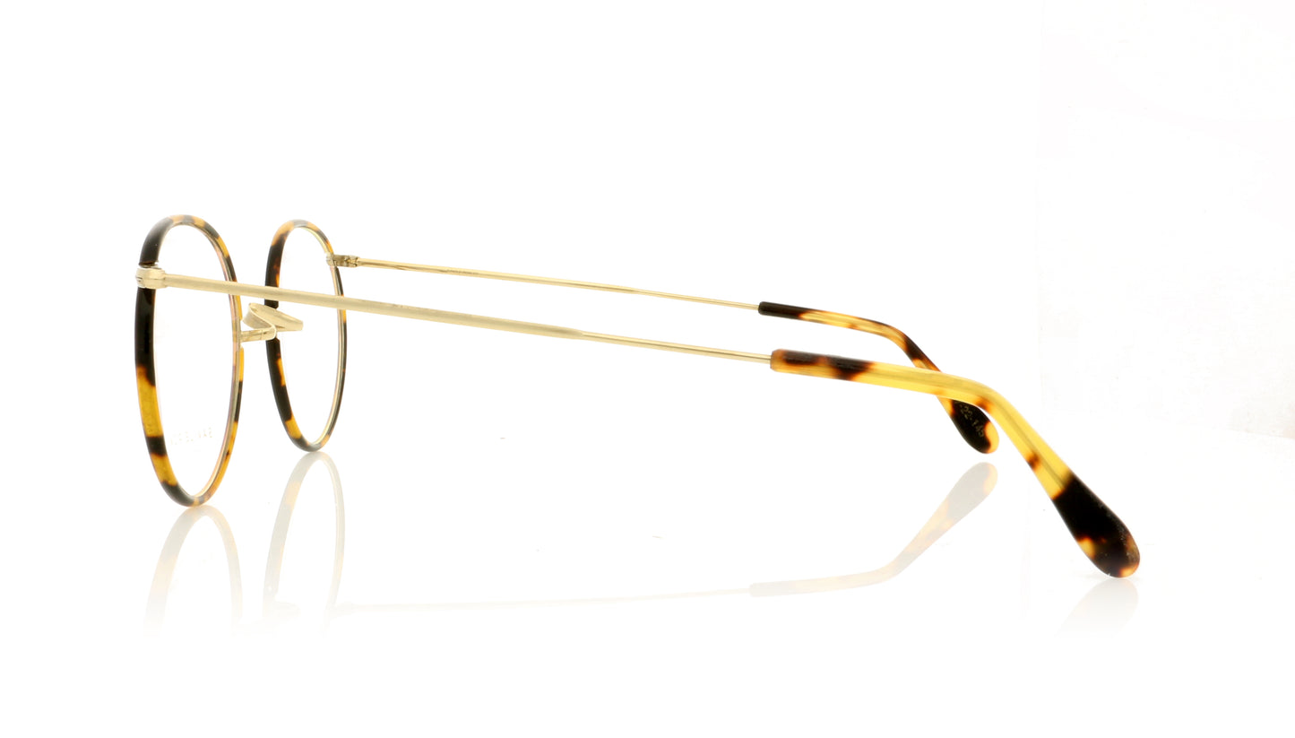 Savile Row Windsor GOL TOR Gold Tortoise Glasses - Side