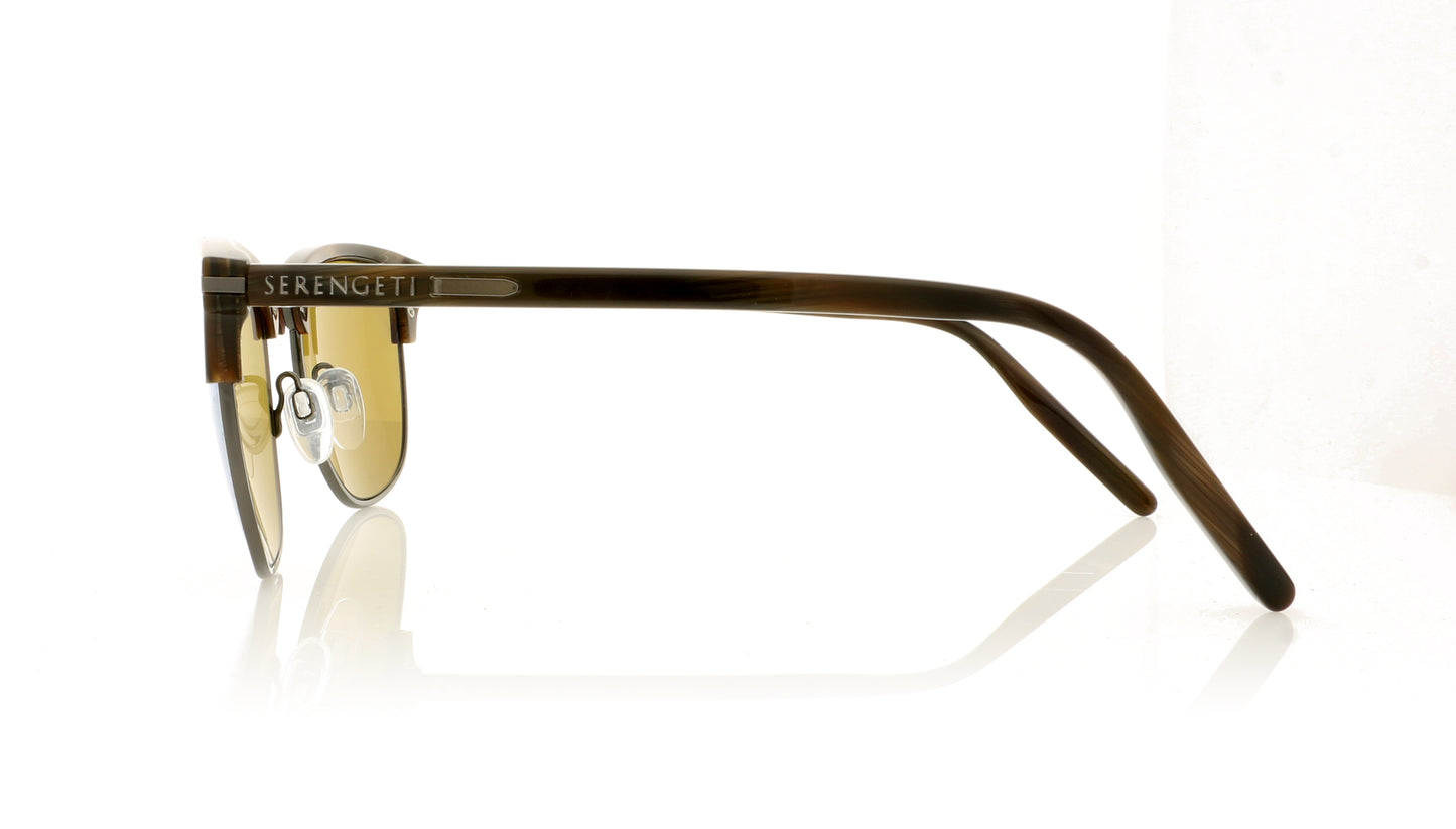 Serengeti Alray 8944 Shiny Wood Grain Sunglasses - Side