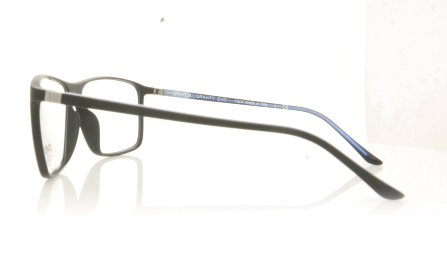 Starck 0SH3030 1 Mat Black Glasses - Side