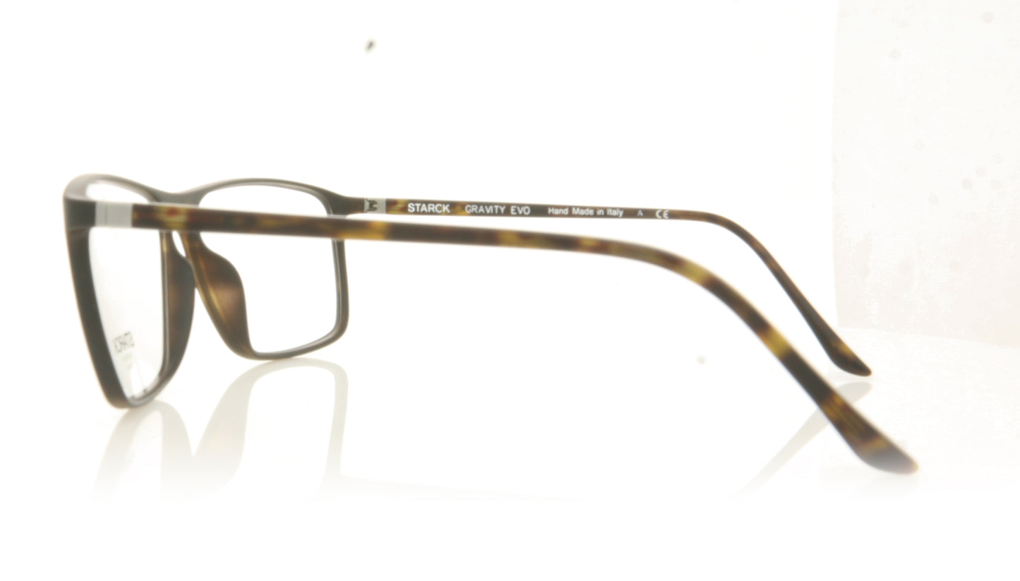 Starck 0SH3030 2 Mat Havana Glasses - Side