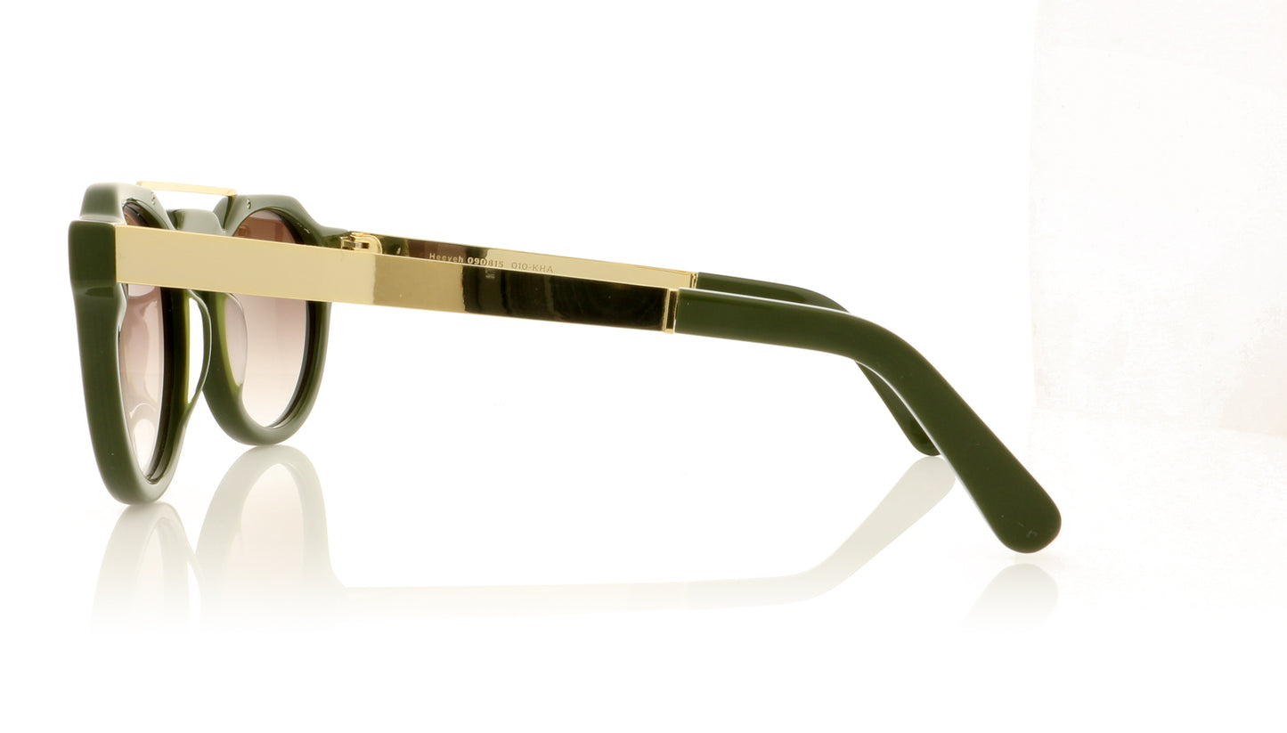 Sunday Somewhere Heeyeh 010-KHA Olive Green Sunglasses - Side