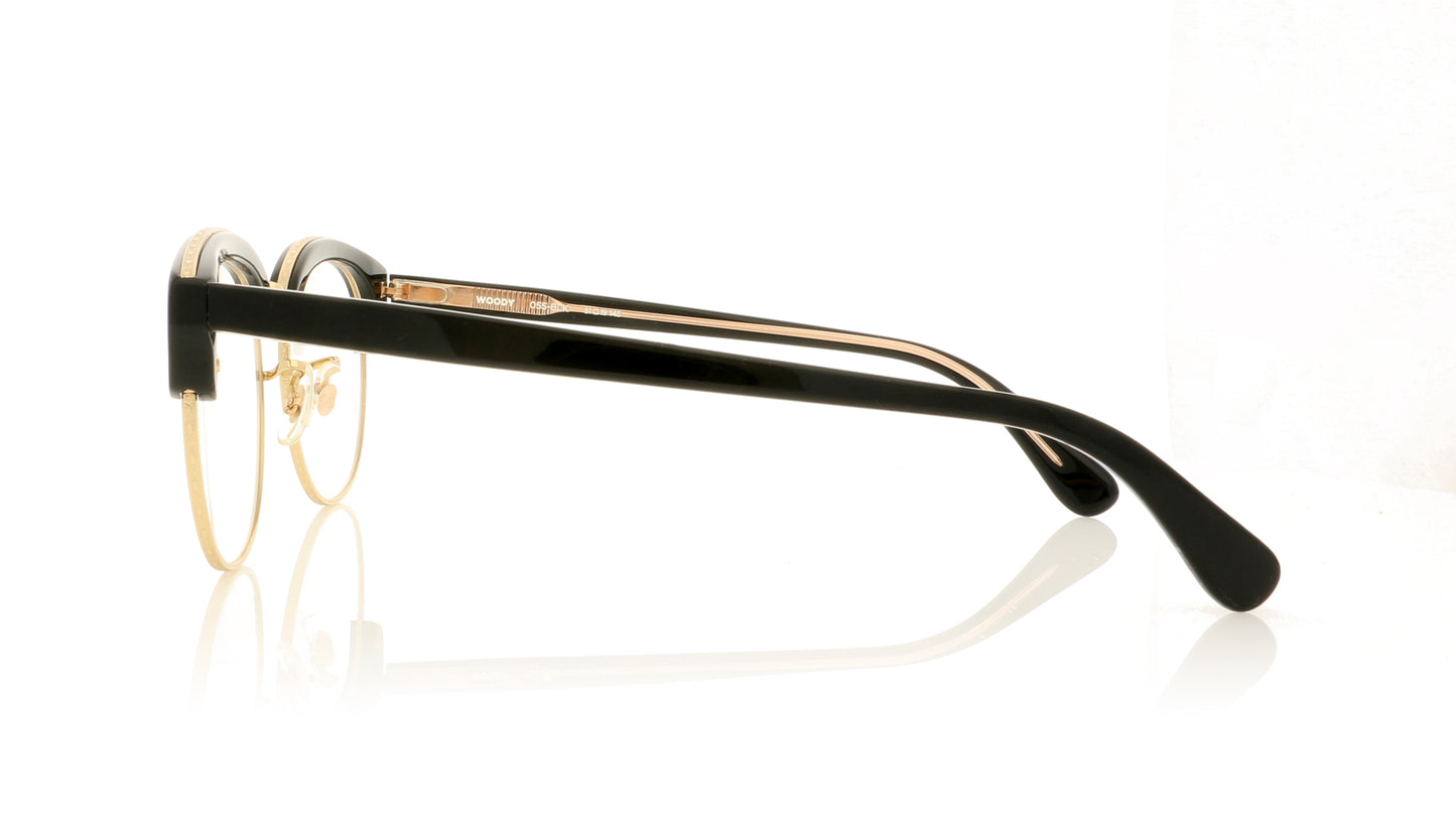 Sunday Somewhere Woody 055-MAT Matt Black Glasses - Side
