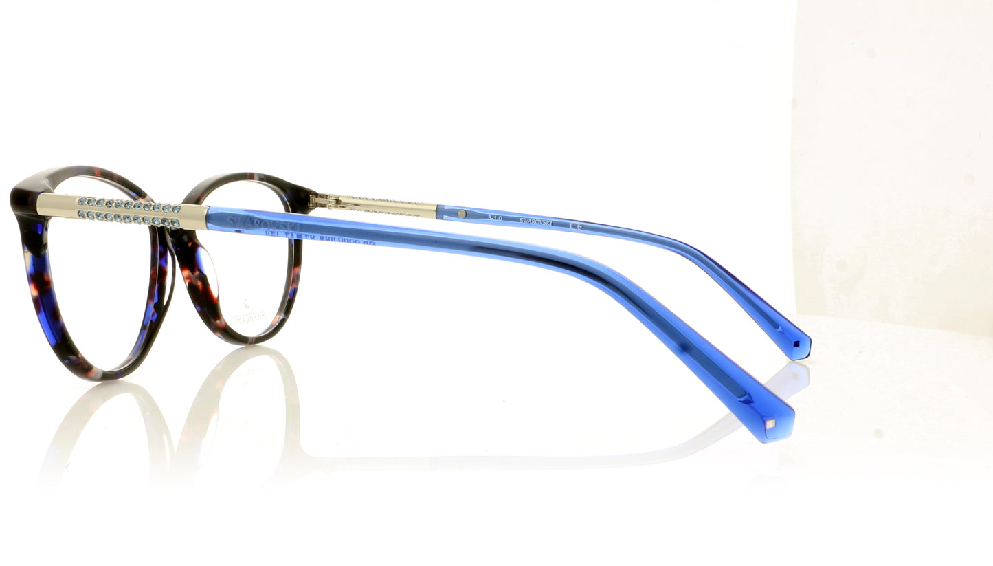 Swarovski SK5385/V SW 5385 55 Blue Glasses - Side