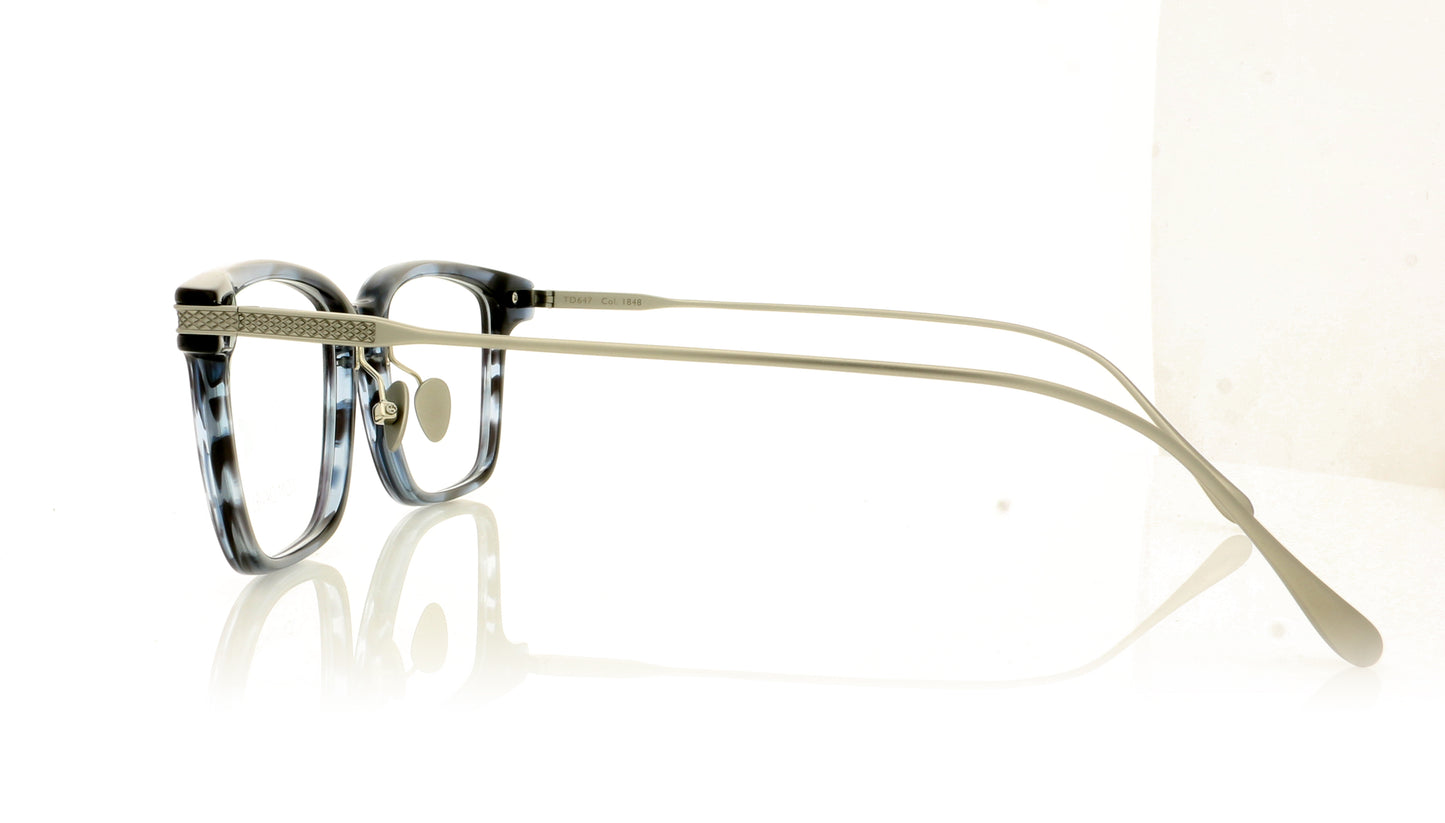 Tom Davies TD647 1848 Smoked Blue Glasses - Side