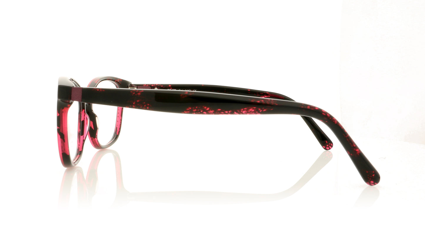 Tom Davies TD478 1442 Pink Tortoise Glasses - Side