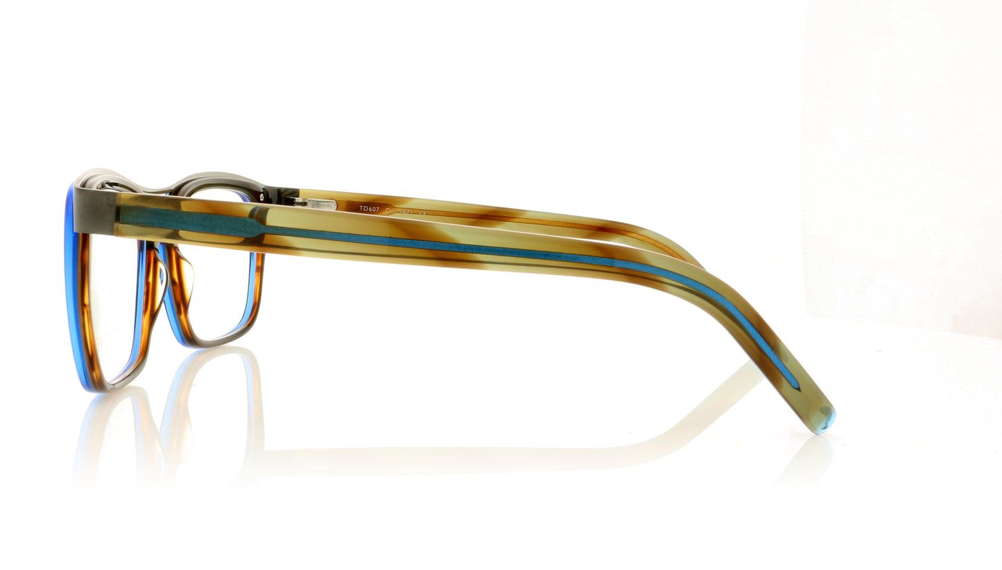 Tom Davies TD607 C1671 Light Brown Glasses - Side