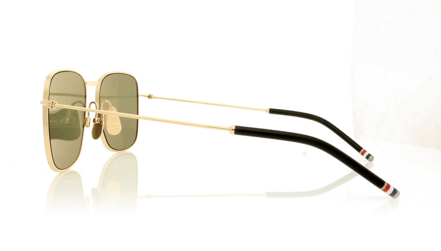 Thom Browne TB-117 TBS117 A-02-A Gold Sunglasses - Side