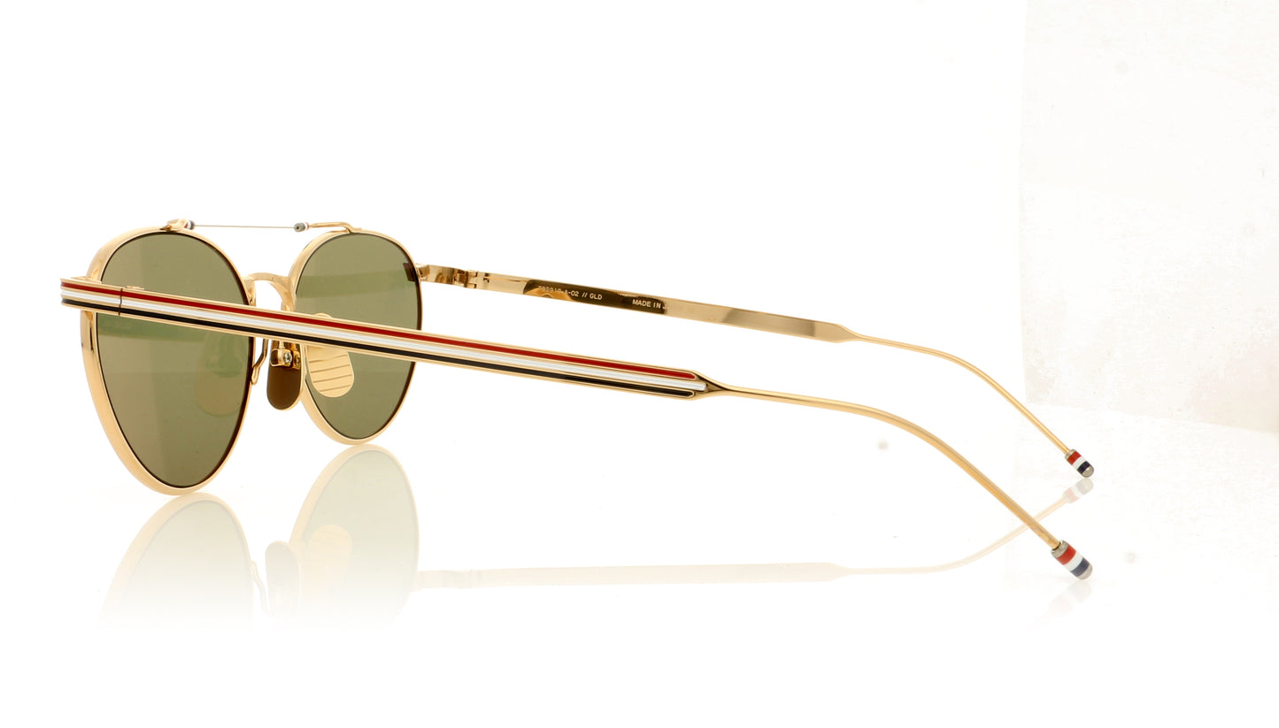 Thom Browne TB-919 TBS919 WGLD White Gold Sunglasses - Side