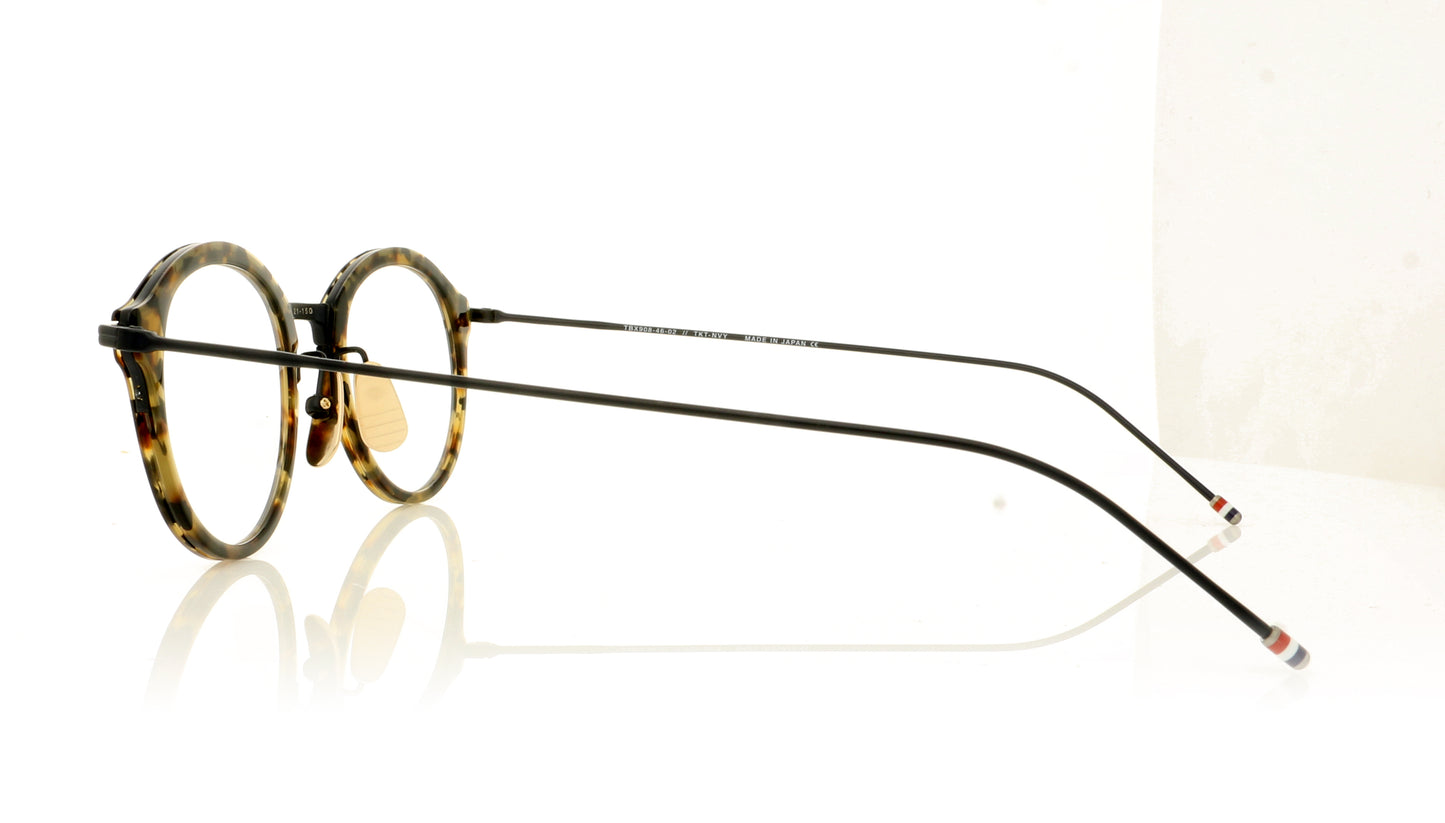 Thom Browne TB-908 TBX908 TT-MN Tokyo Tortoise-Matte Navy Glasses - Side