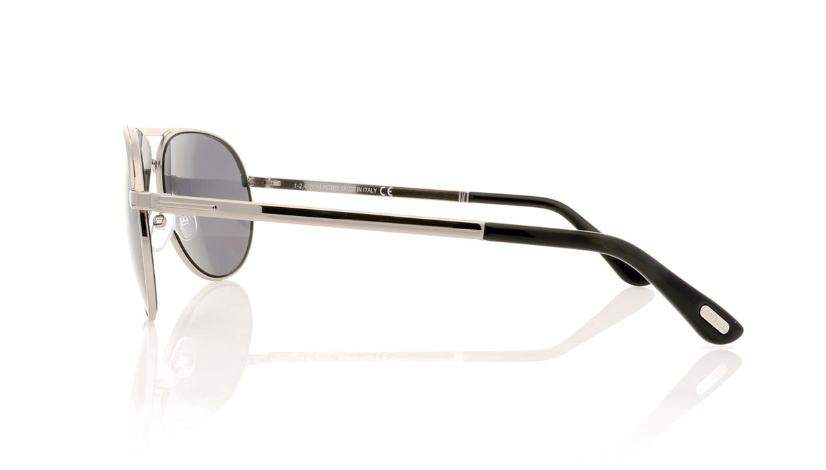 Tom Ford Marko TF144 14D Shiny Light Ruthenium Sunglasses - Side