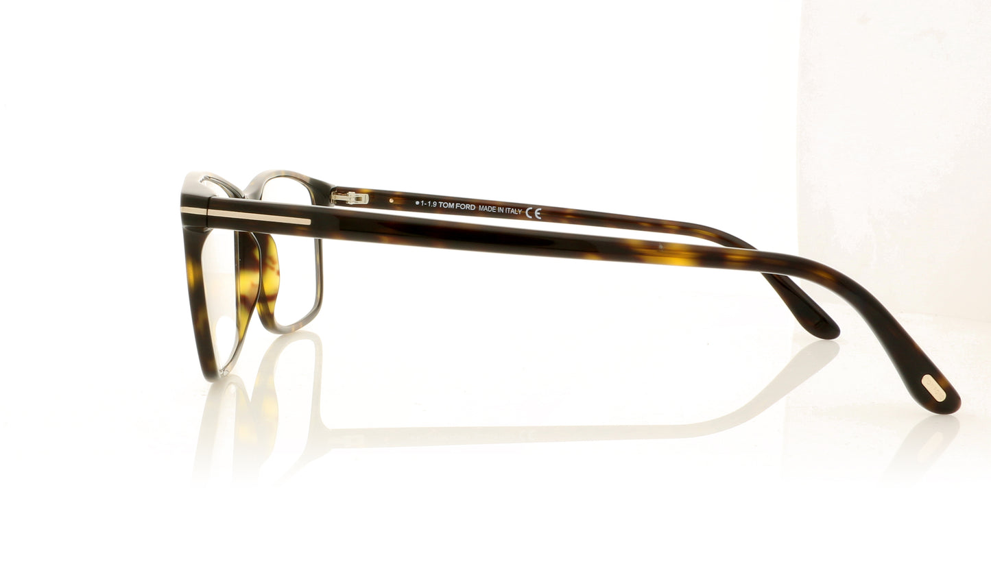 Tom Ford FT5584-B 52 Dark Havana Glasses - Side