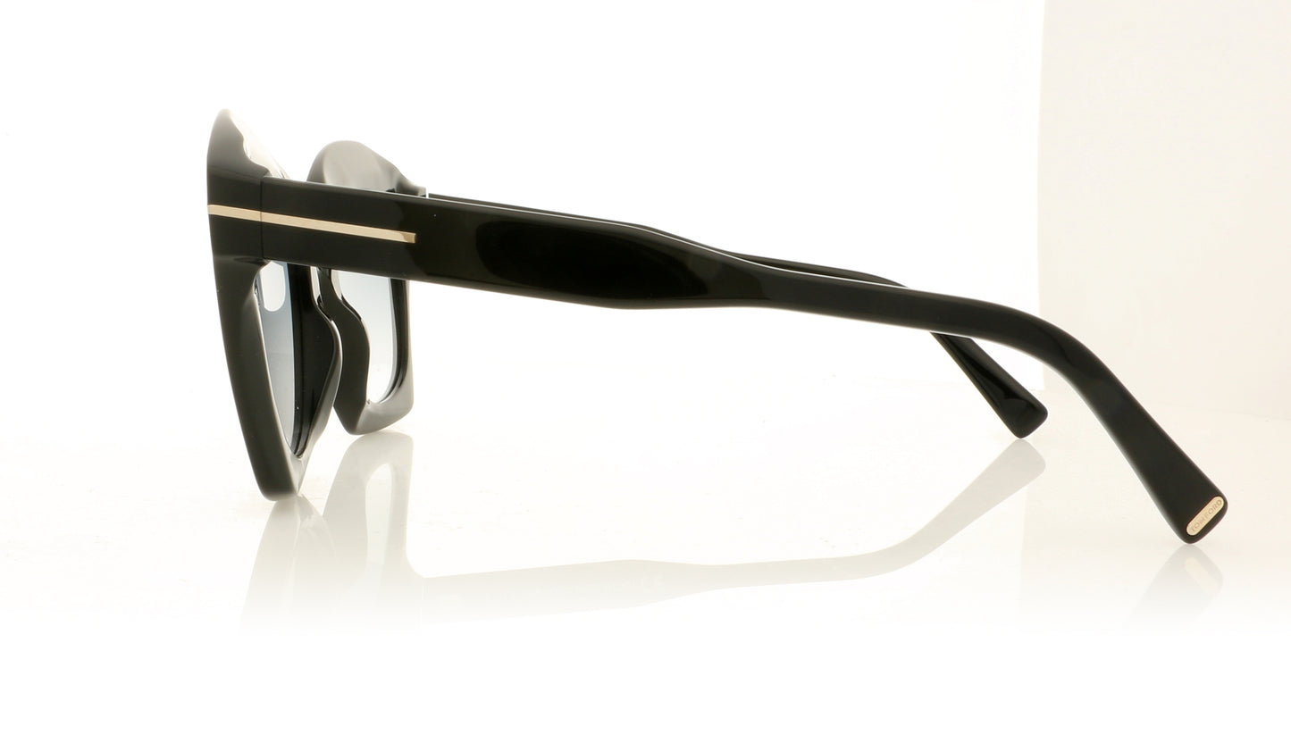 Tom Ford Bardot-02 TF689 01P Black Sunglasses - Side