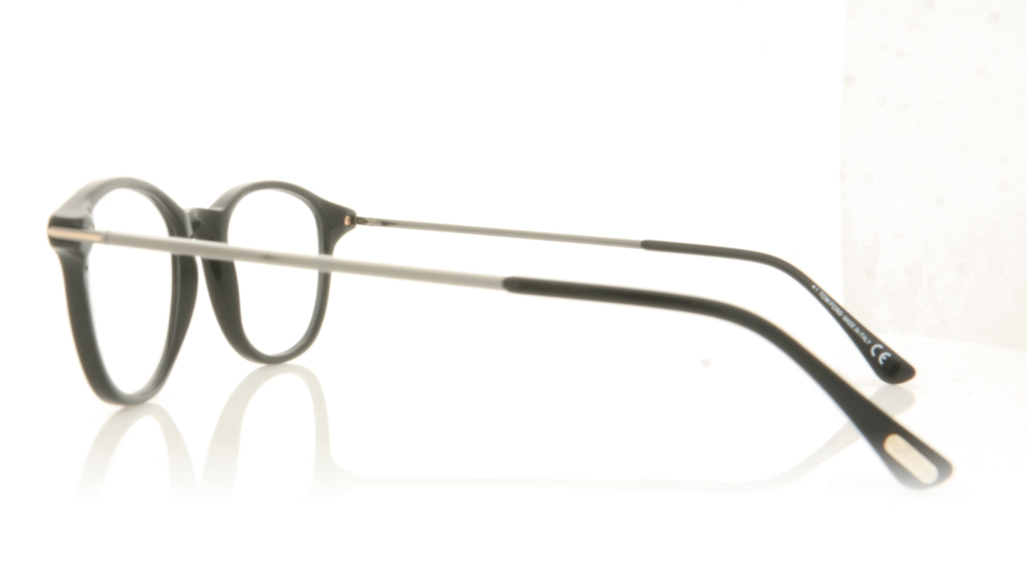 Tom Ford FT5553-B/V TF5553 1 Black Glasses - Side