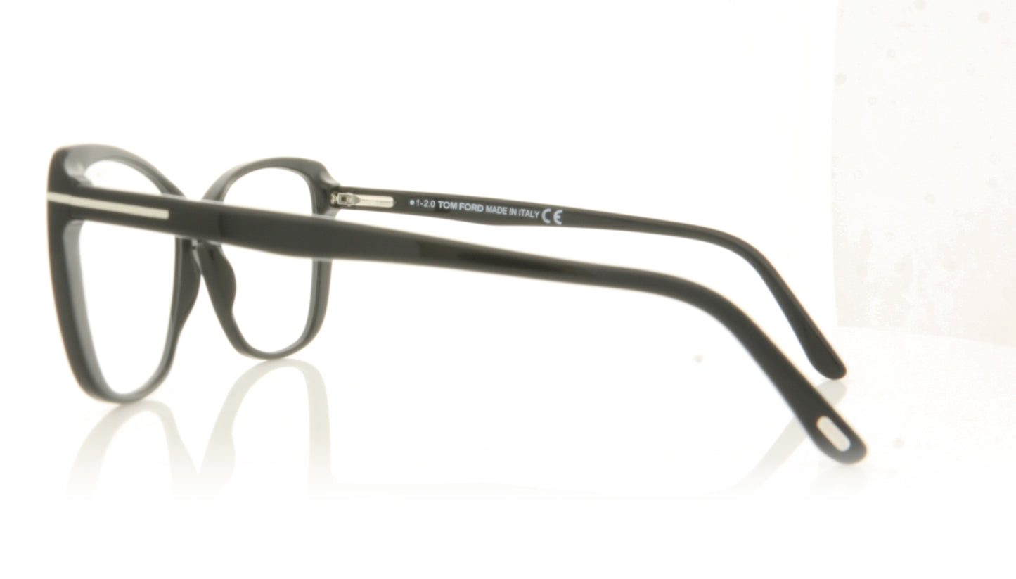 Tom Ford FT5744-B/V TF5744 1 Black Glasses - Side