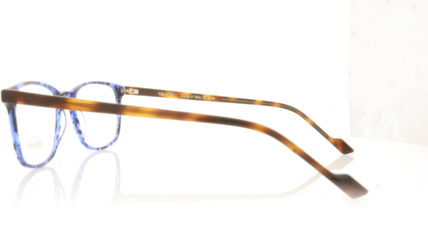 Vanni V2150 A64 Blue Havana Glasses - Side