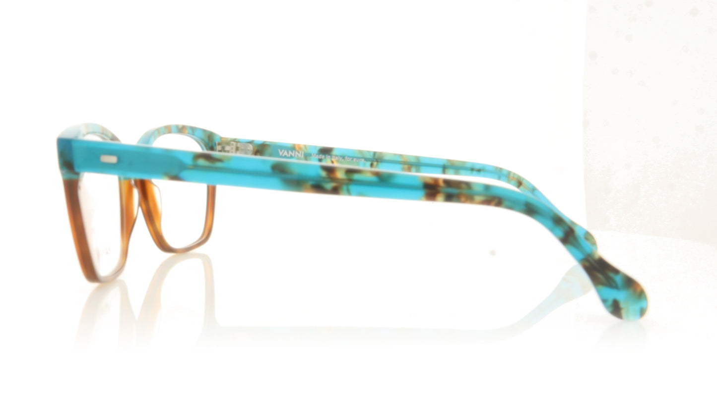 Vanni V6816 A696 Turquoise Havana Glasses - Side