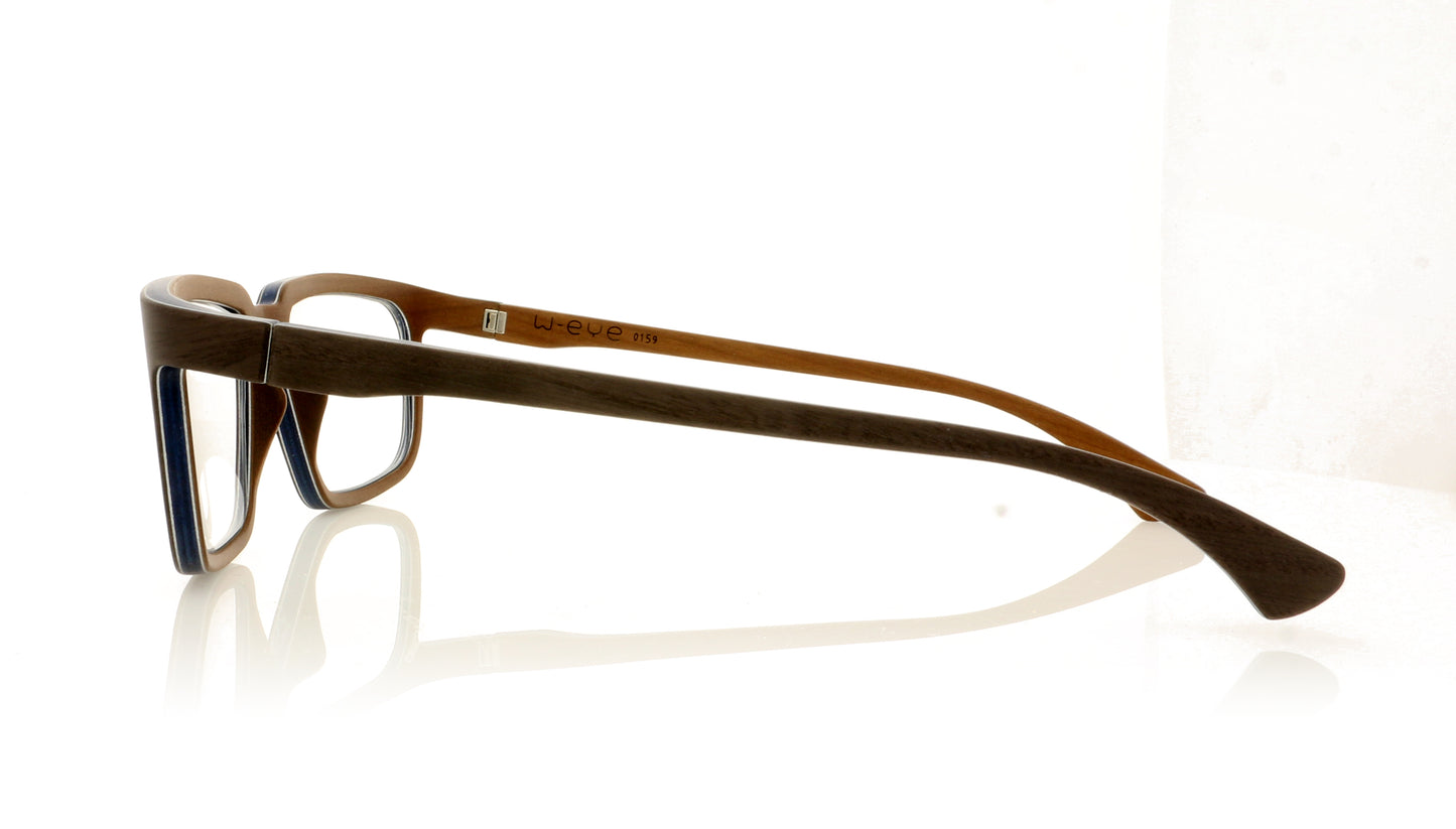 W-eye Alpha 12 M5 Brown Glasses - Side