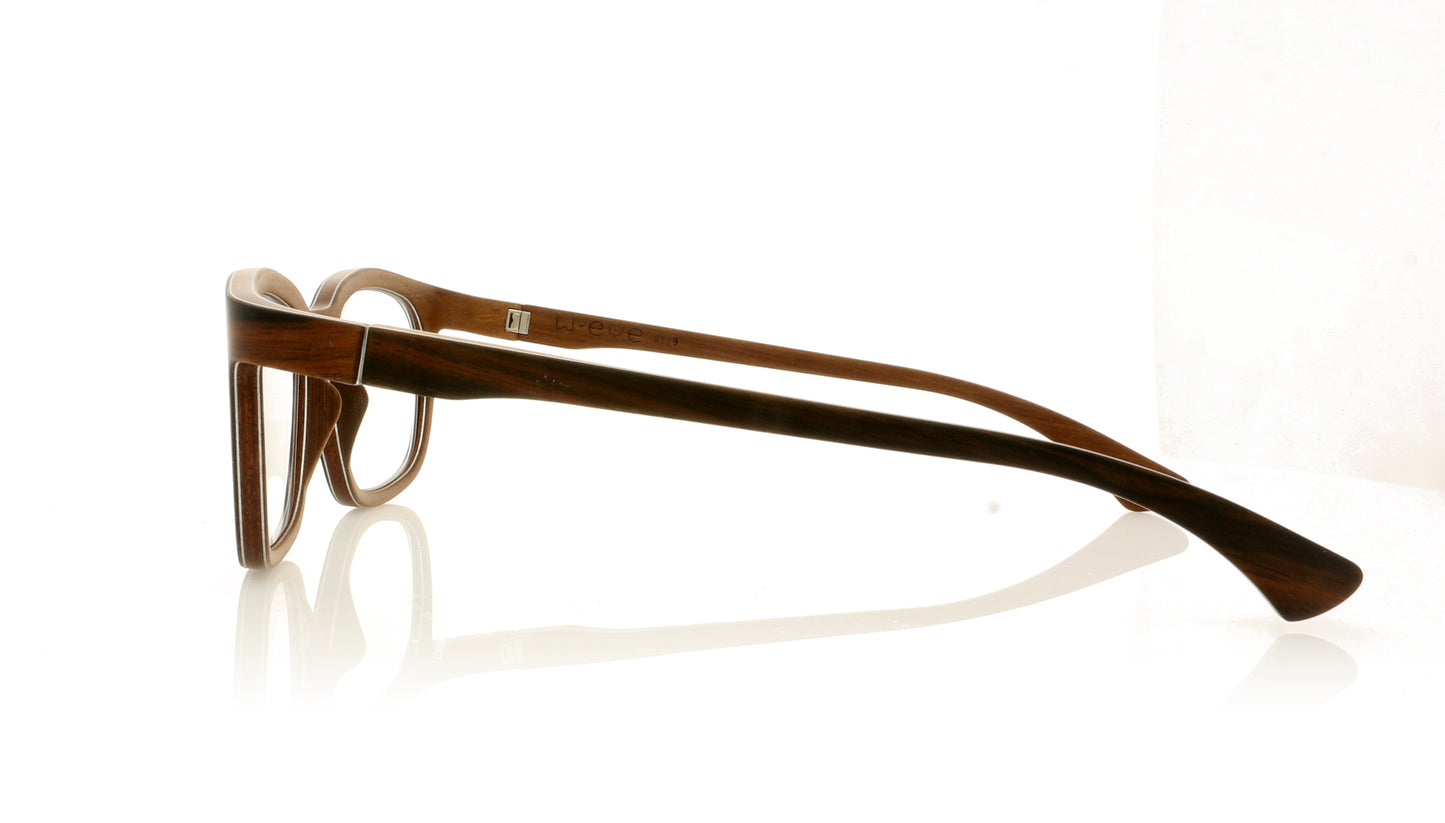 W-eye Alpha 4 a4 S2 3A BRN Brown Glasses - Side
