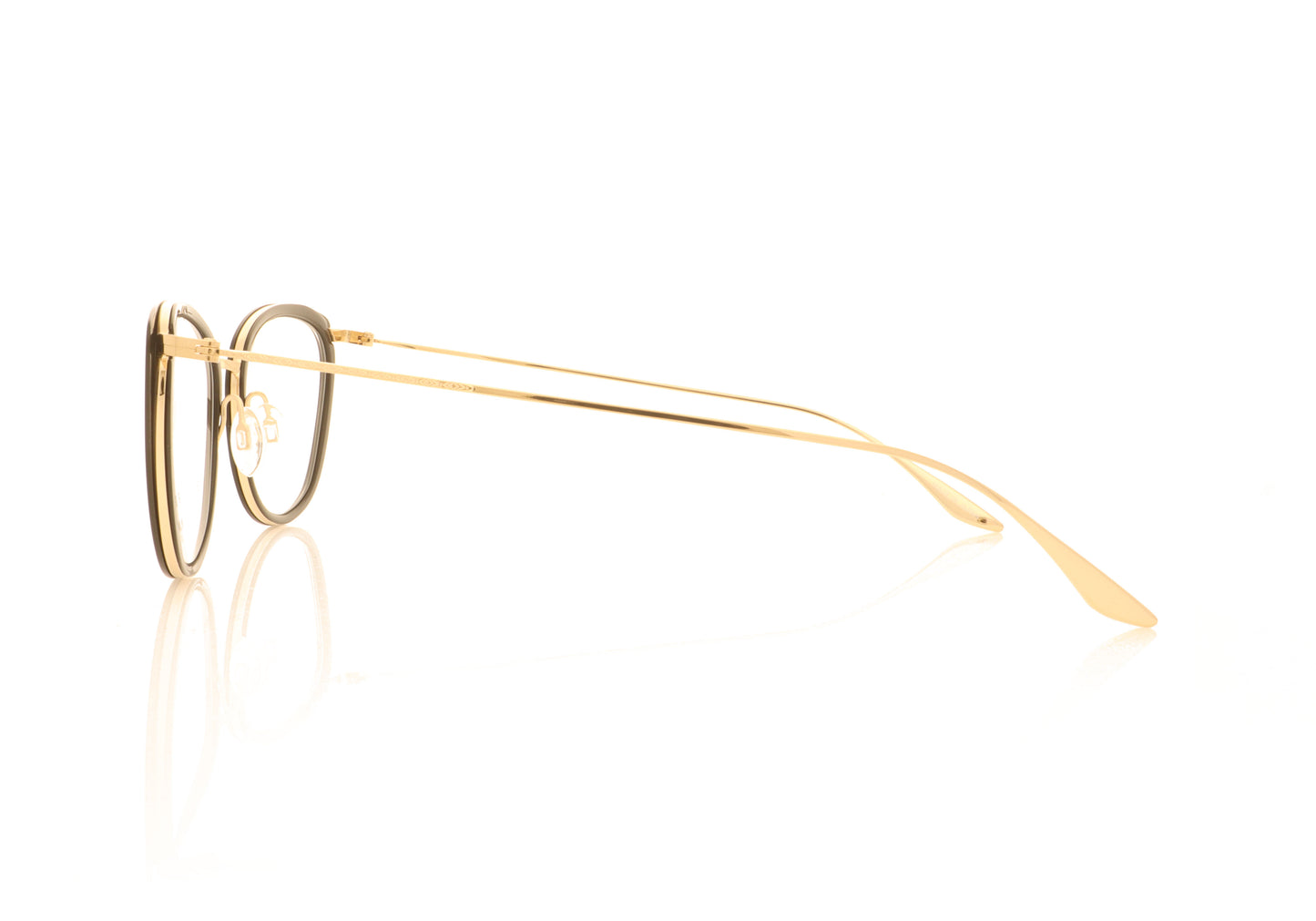Barton Perreira Endora BLA/GOL Black Glasses - Side