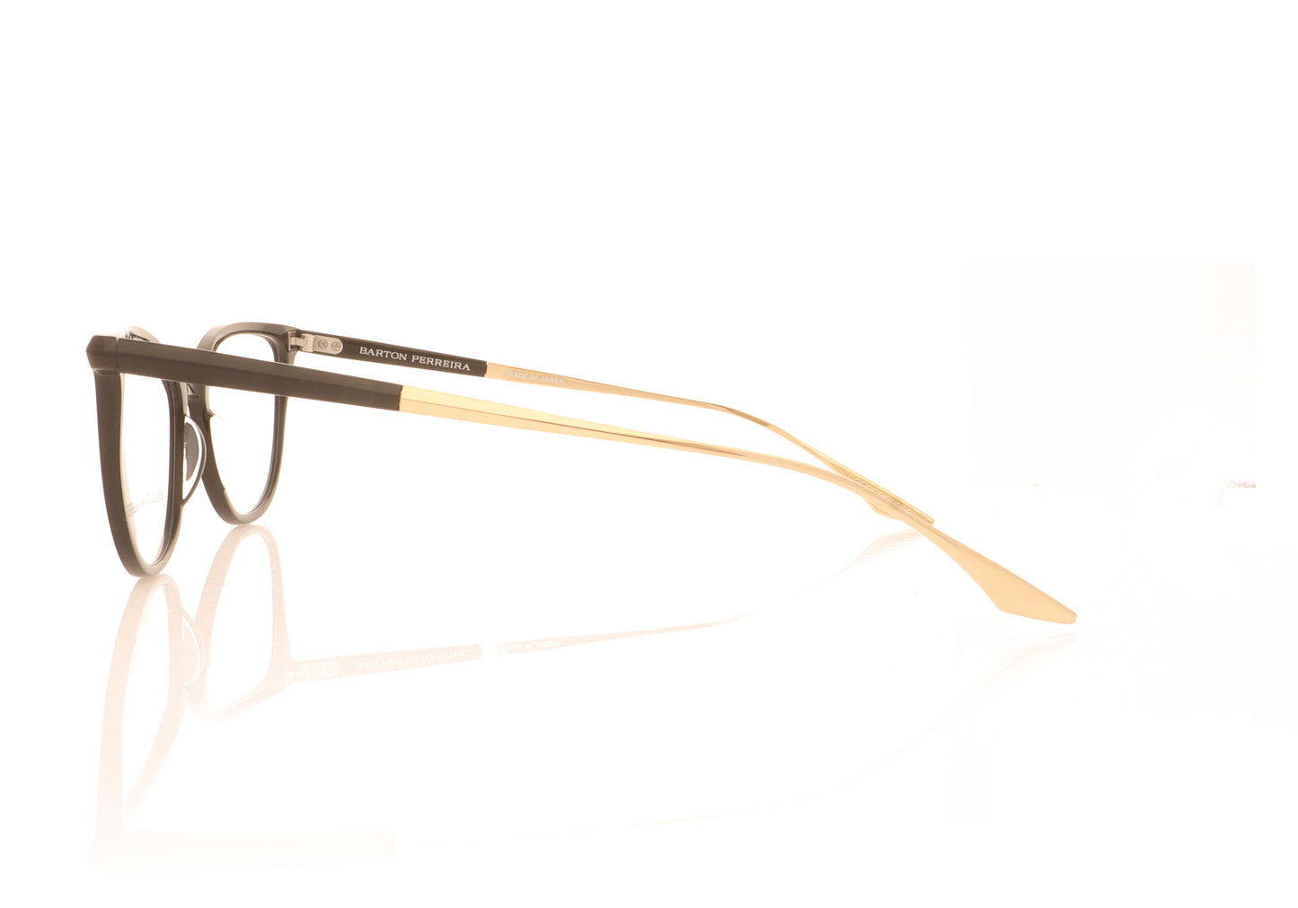 Barton Perreira Dandridge BLA/GOL Black Gold Glasses - Side