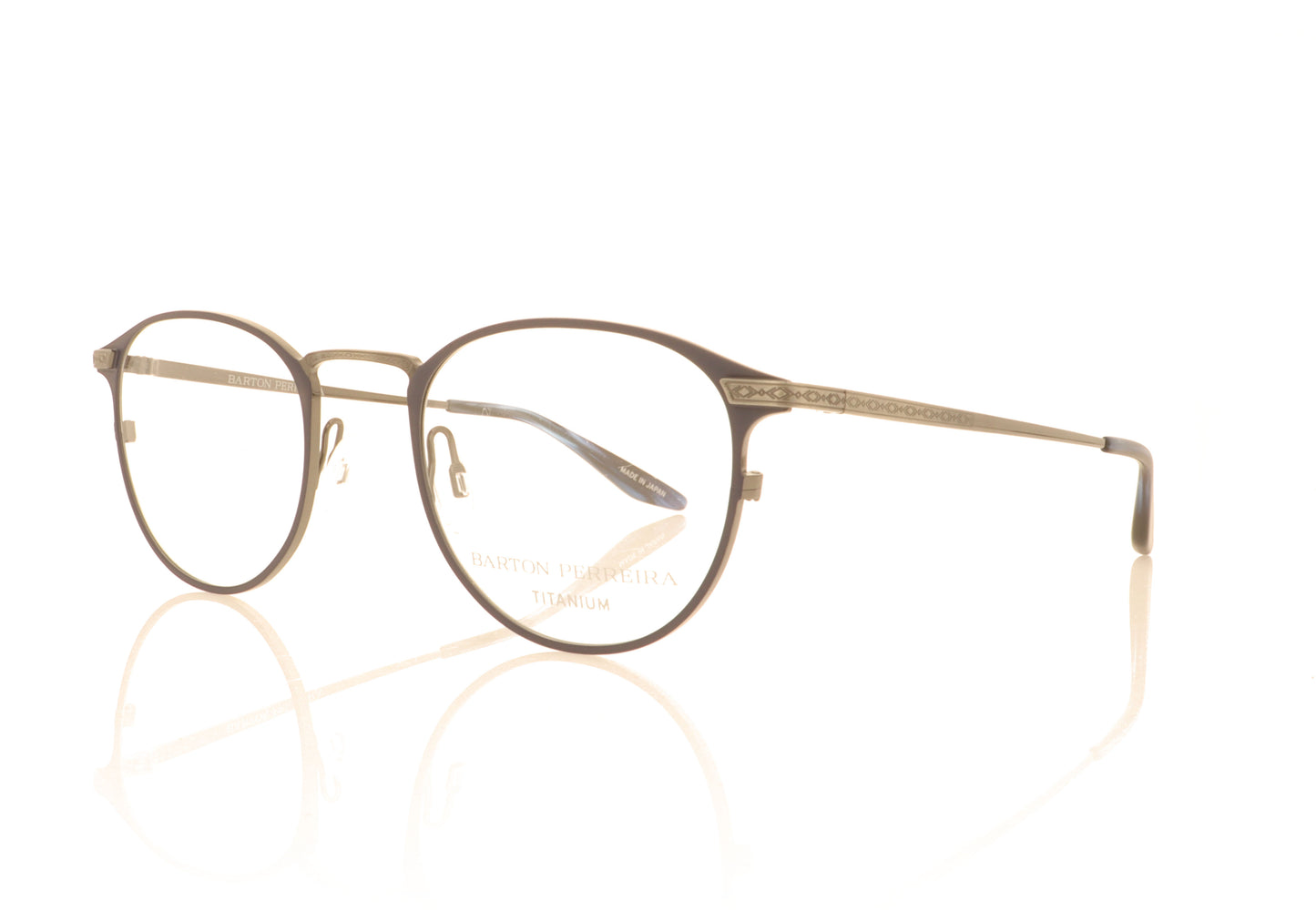 Barton Perreira Levy MNV/PEW Navy Glasses - Angle