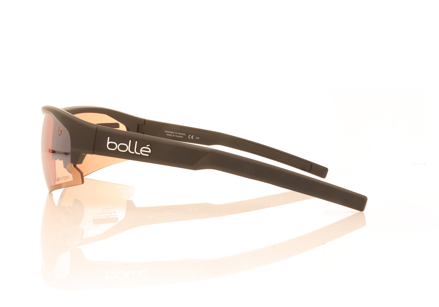 Bollé Bolt 2.0S BS004007 Matte Black Sunglasses - Side