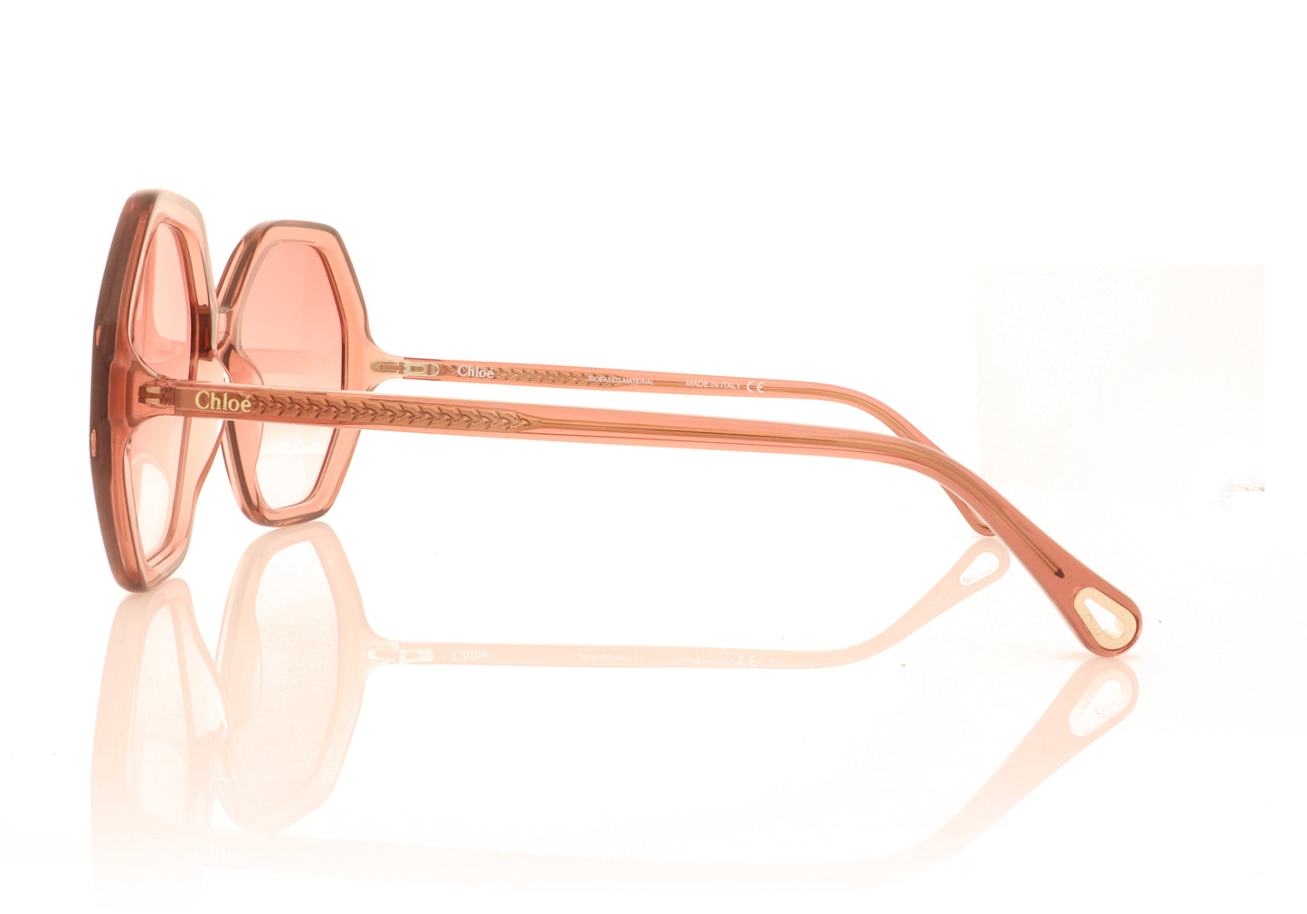 Chloé CH0008S 3 Pink Sunglasses - Side