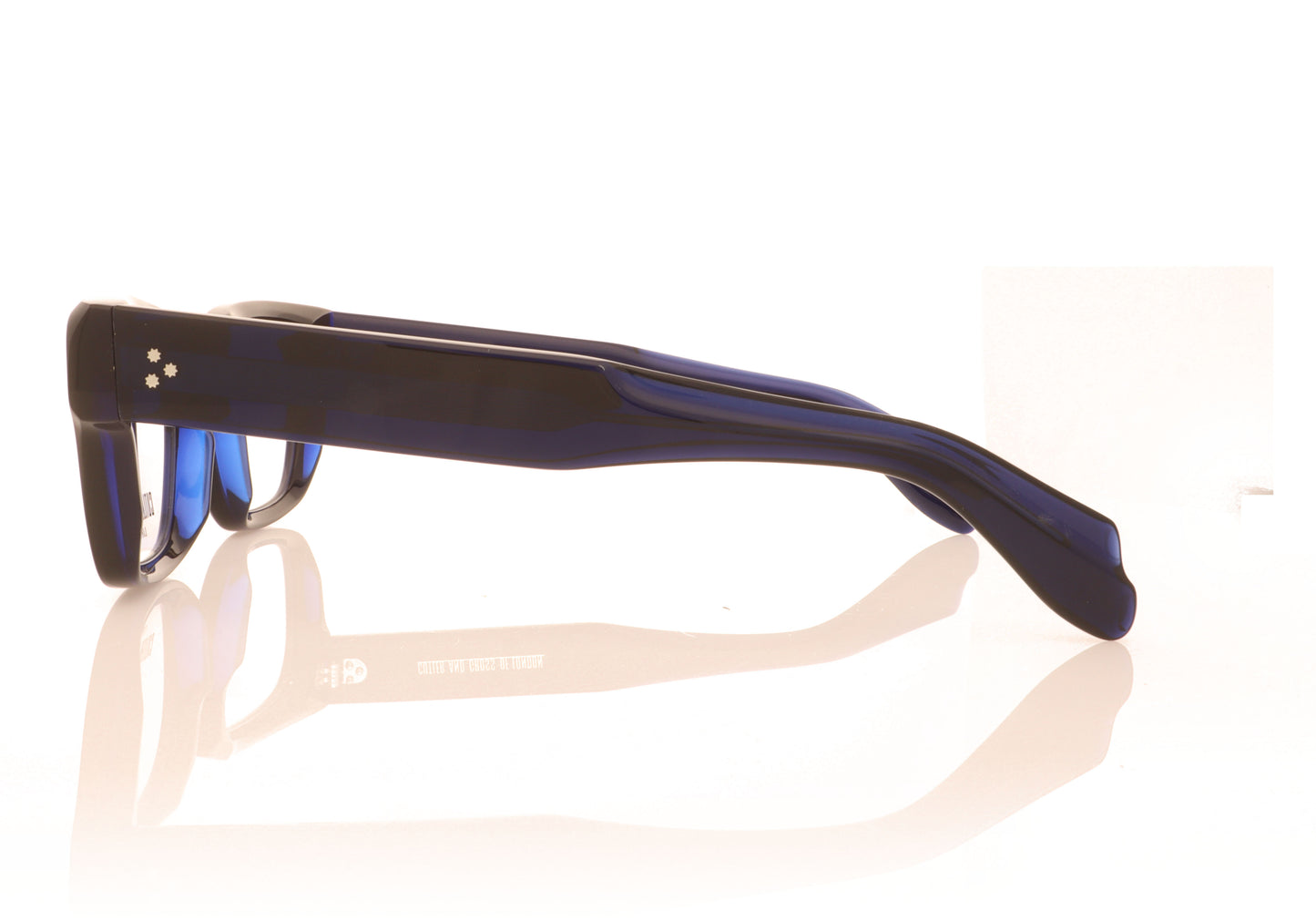 Cutler and Gross 1391 01 Black Glasses - Side