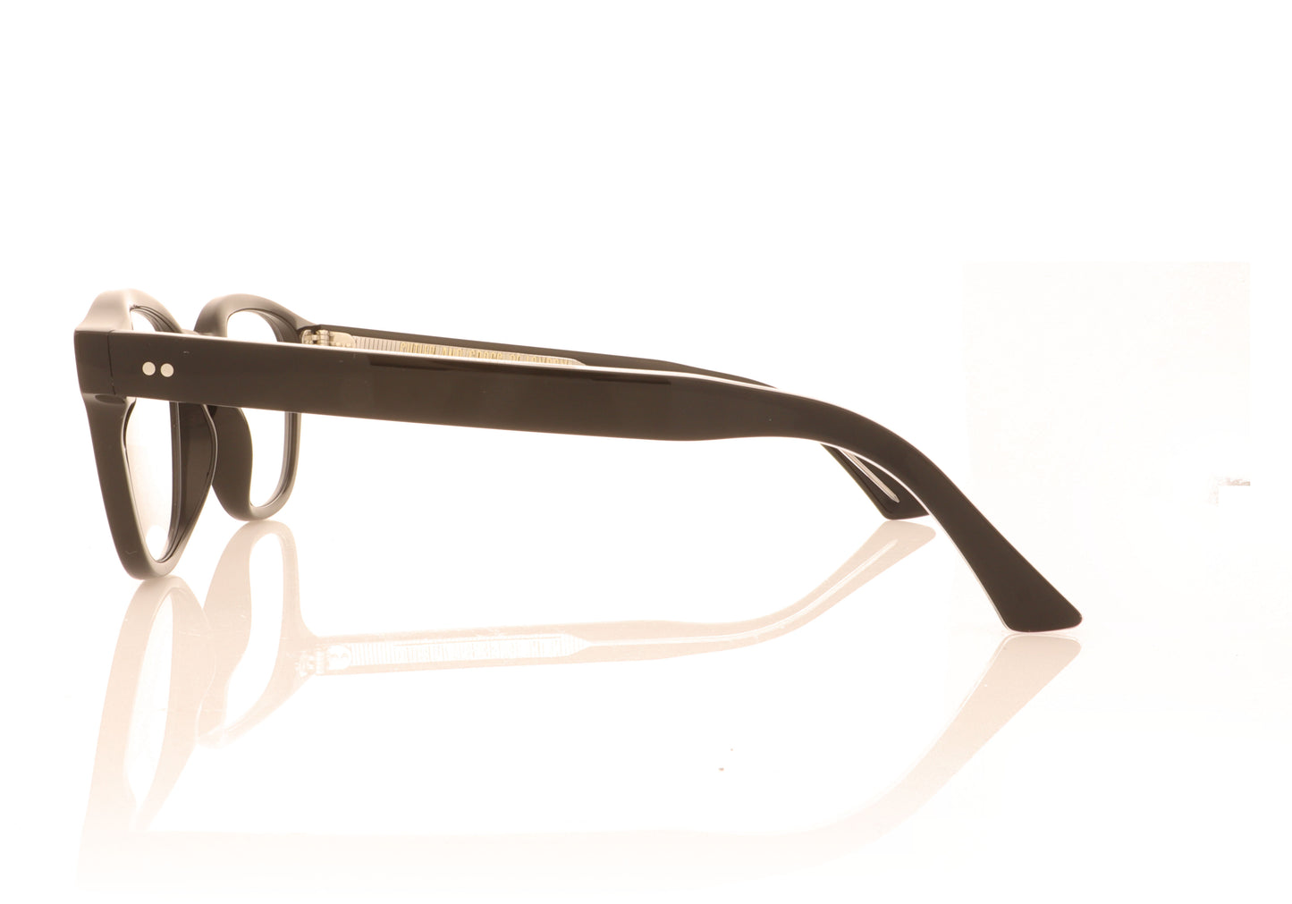 Cutler and Gross 1380 01 Black Glasses - Side