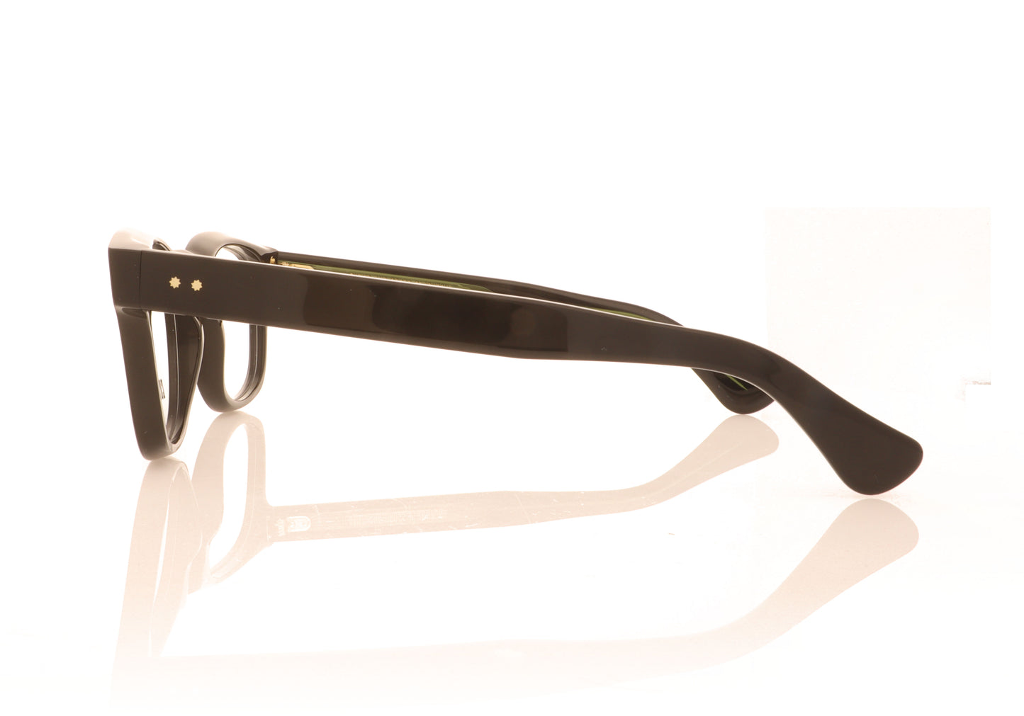 Cutler and Gross 1389 01 Black Glasses - Side
