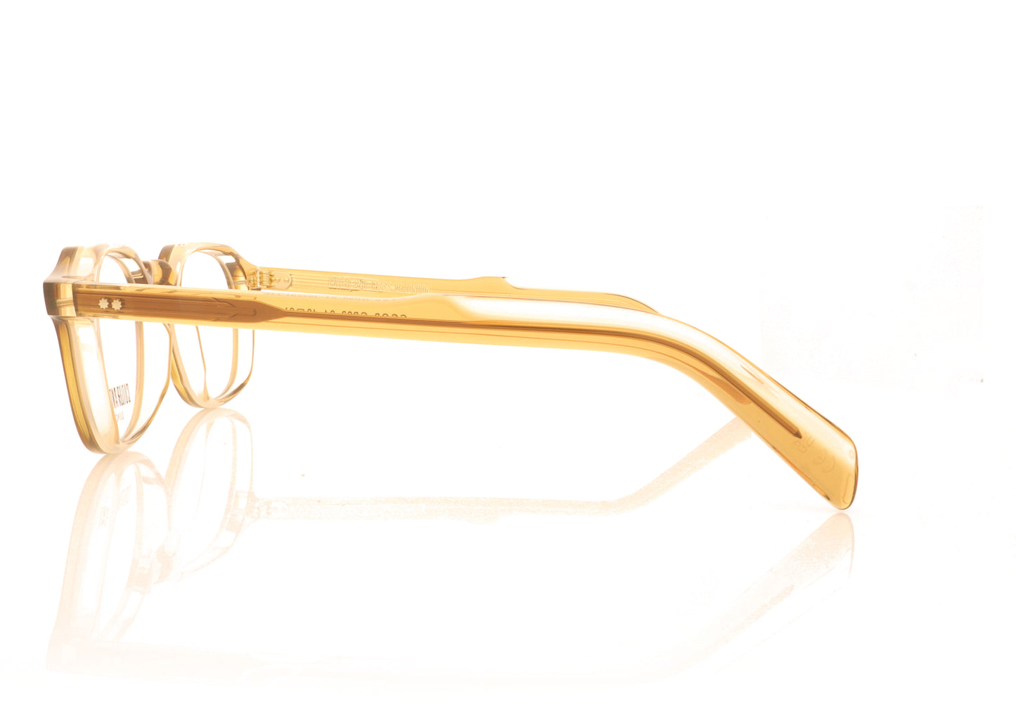 Cutler and Gross GR02 04 Multi Yellow Glasses - Side