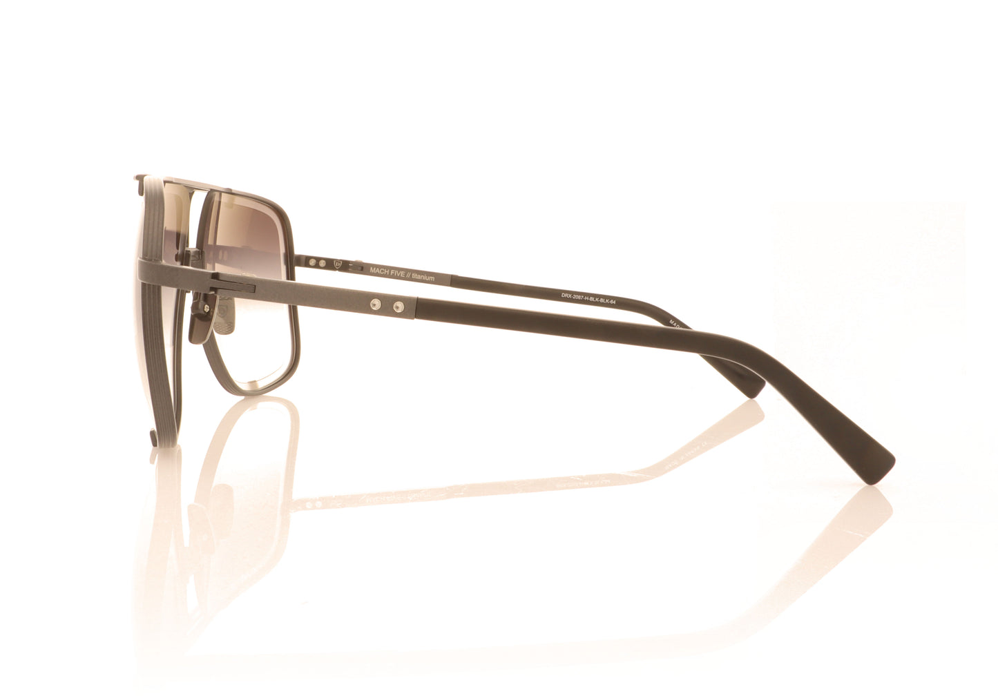 DITA Mach Five H Black Sunglasses - Side