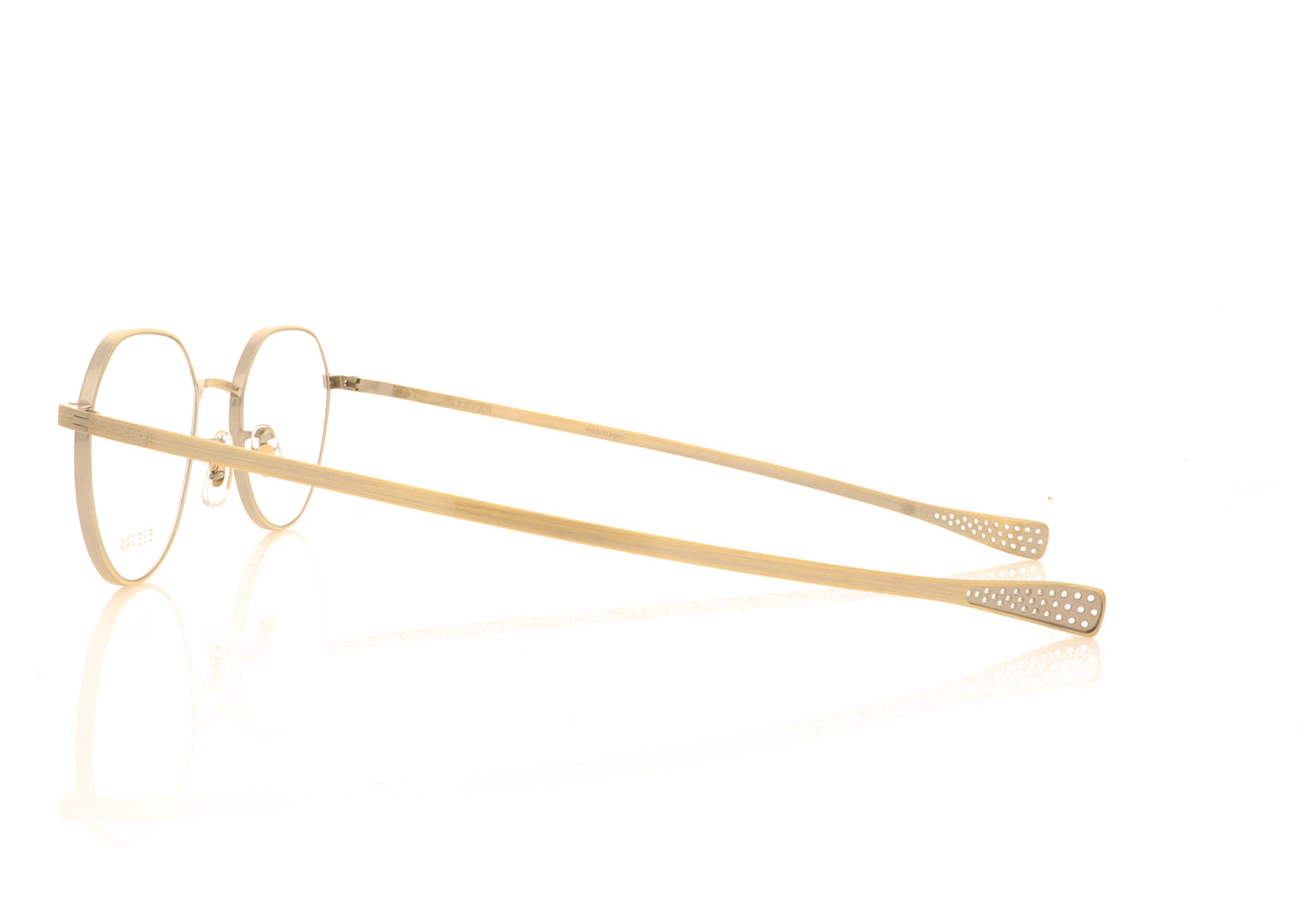 Eyevan 7285 Marshall AG Gold Glasses - Side