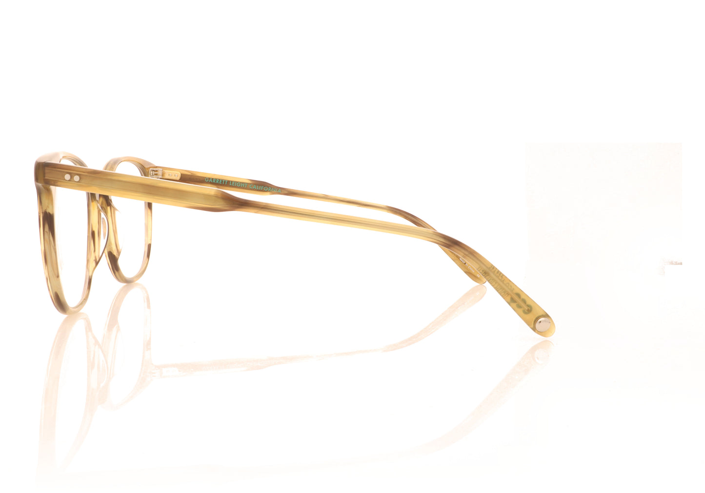 Garrett Leight Carrol Eco AT Army Tortoise Glasses - Side