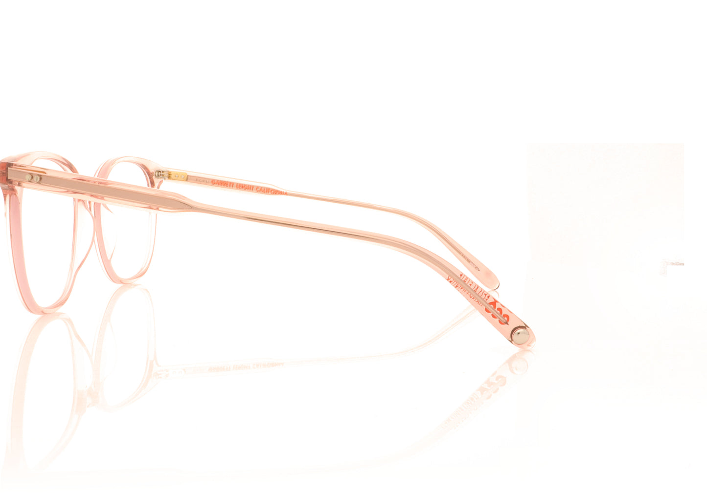 Garrett Leight Carrol Eco R Rose Glasses - Side