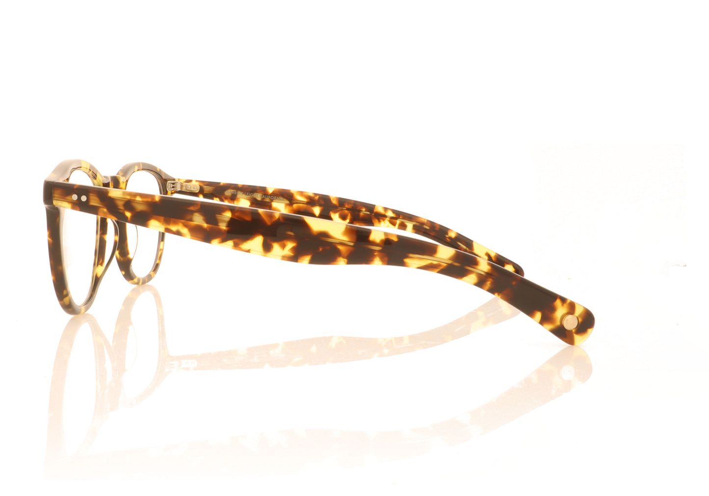 Garrett Leight Hampton X TUT Tuscan Tortoise Glasses - Side