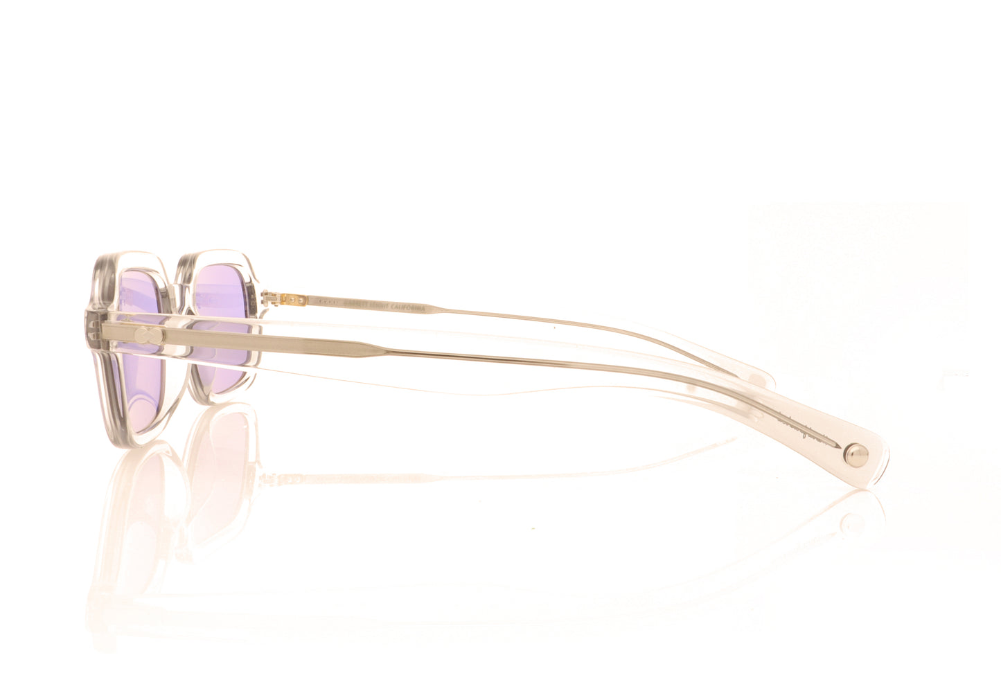 Garrett Leight Navarre 2094 LLG/DBBL LLG Dreamboat Sunglasses - Side