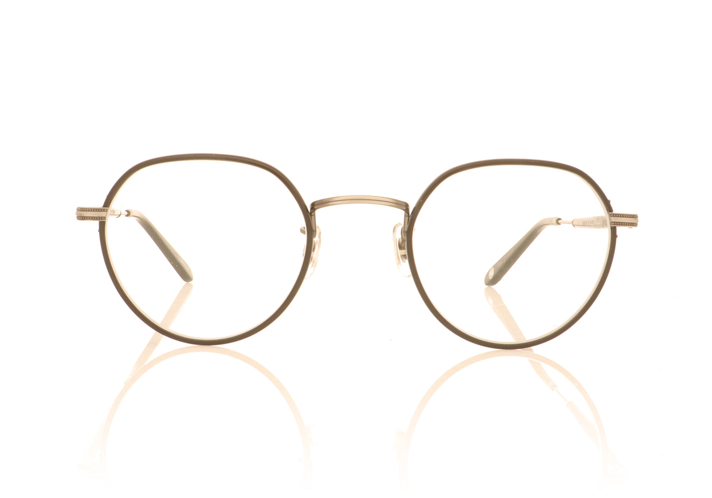 Garrett Leight Robson BK-PW-BK Black Glasses - Front