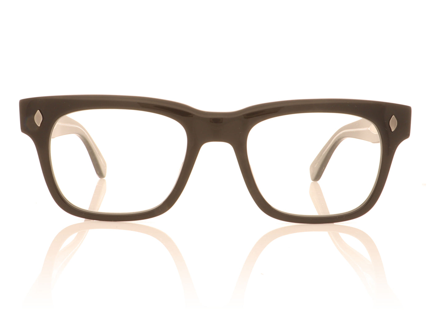 Garrett Leight Troubadour BK Black Glasses - Front