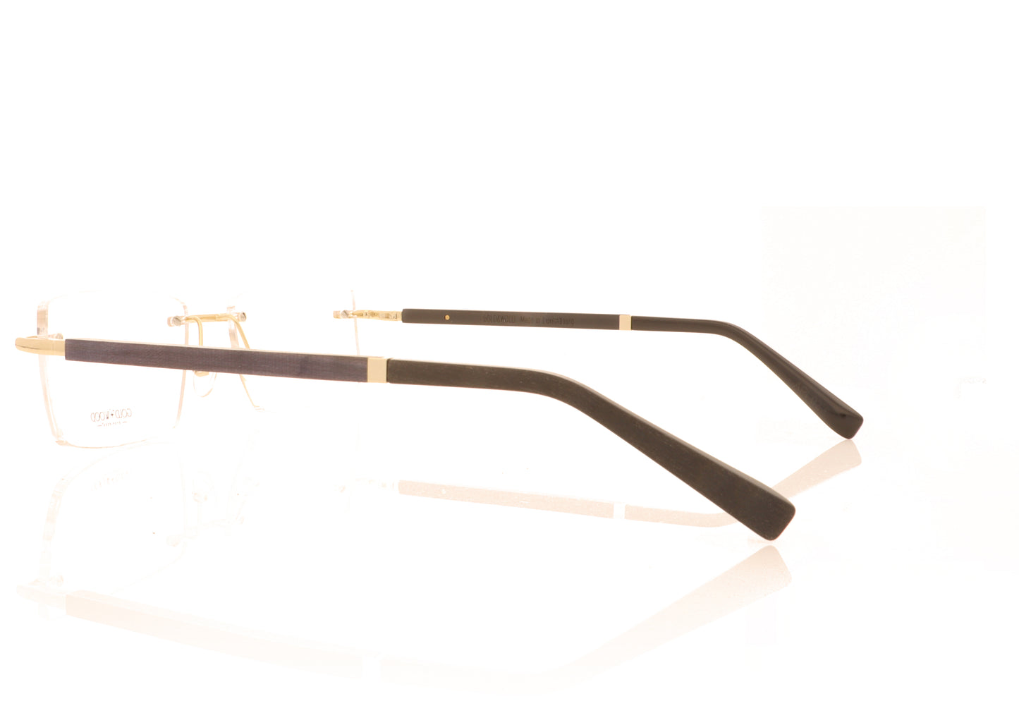 Gold & Wood API 02.6 S02.74 Purple Glasses - Side