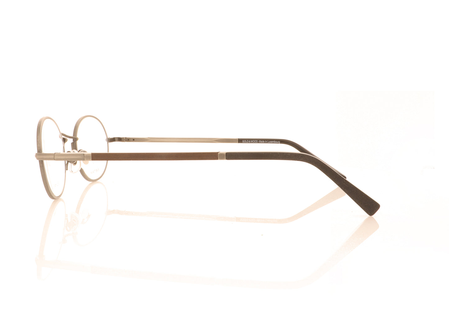Gold & Wood Orsay 3.01 Brushed palladium Glasses - Side