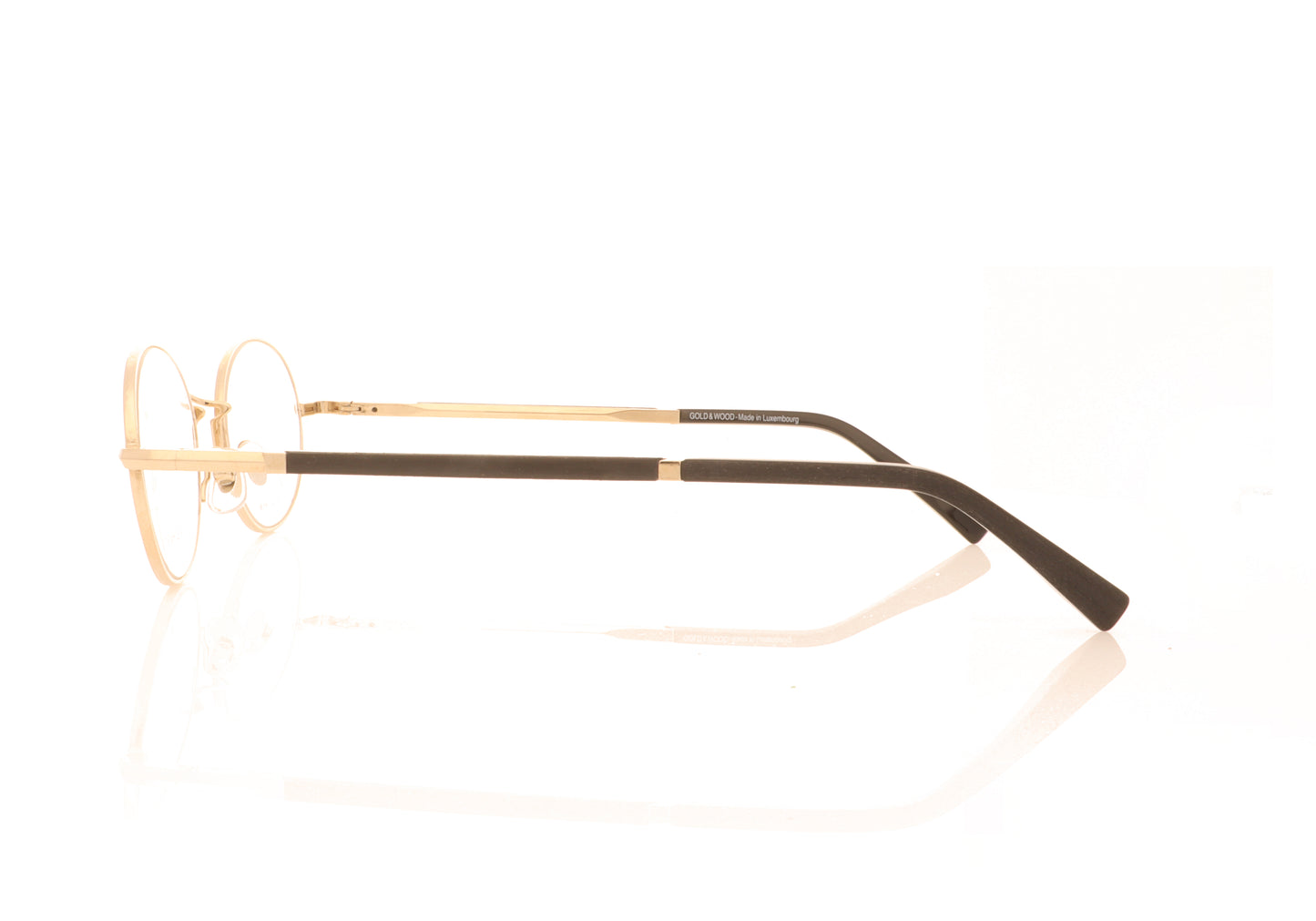 Gold & Wood Orsay 3.03 Champagne Gold Glasses - Side