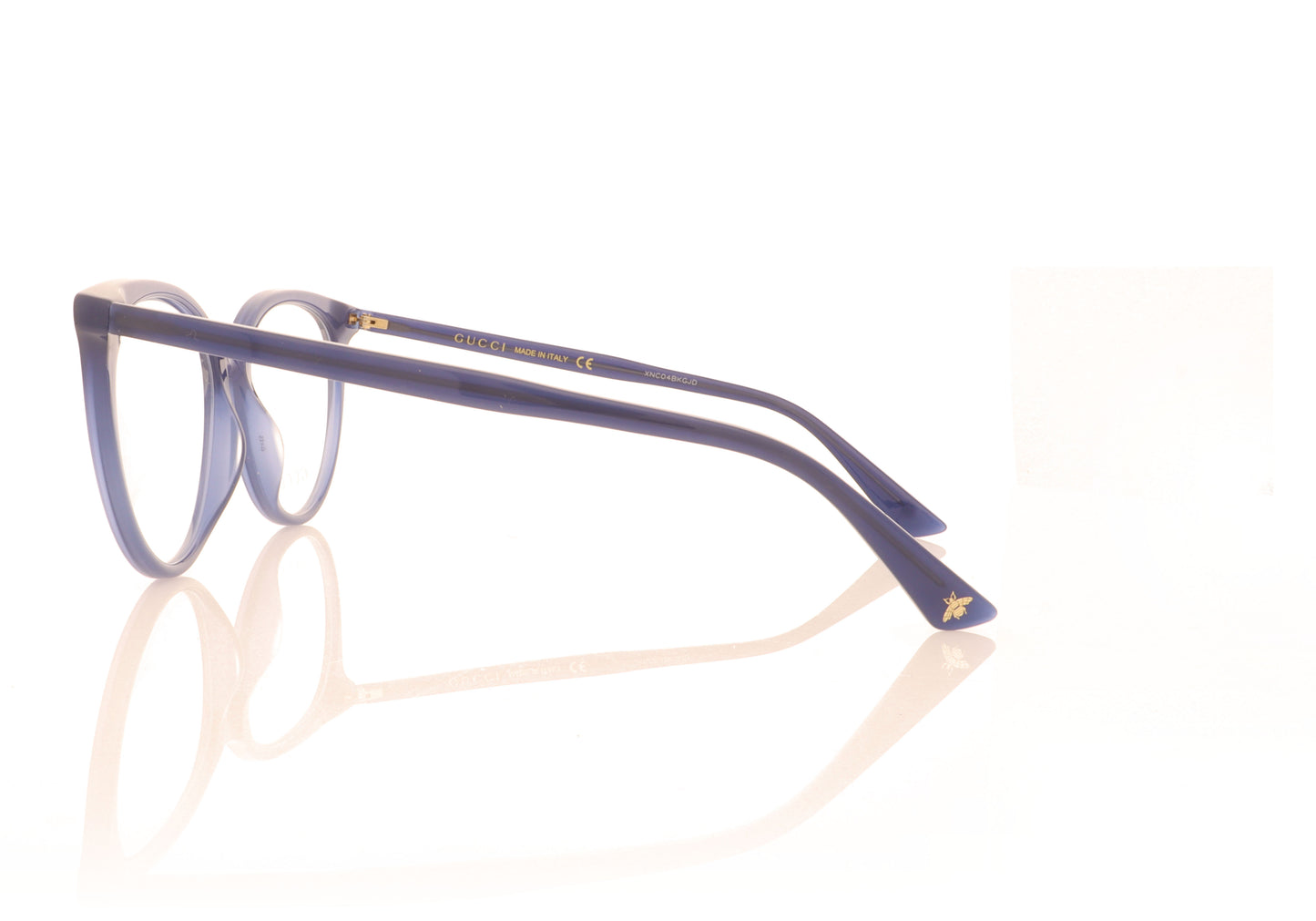 Gucci GG0093O 6 Blue Glasses - Side