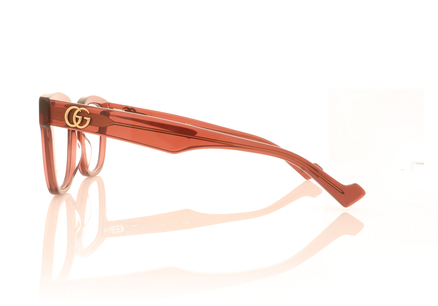 Gucci GG0958O 003 Burgundy Glasses - Side