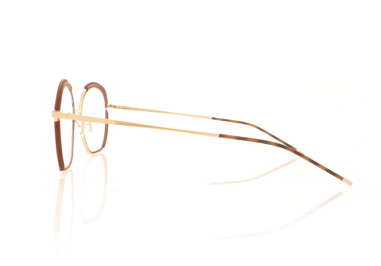 Götti Dory GLB-RUBY Gold Red Glasses - Side