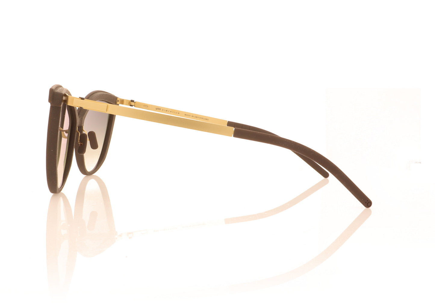 Götti Eliza GLD Gold Sunglasses - Side