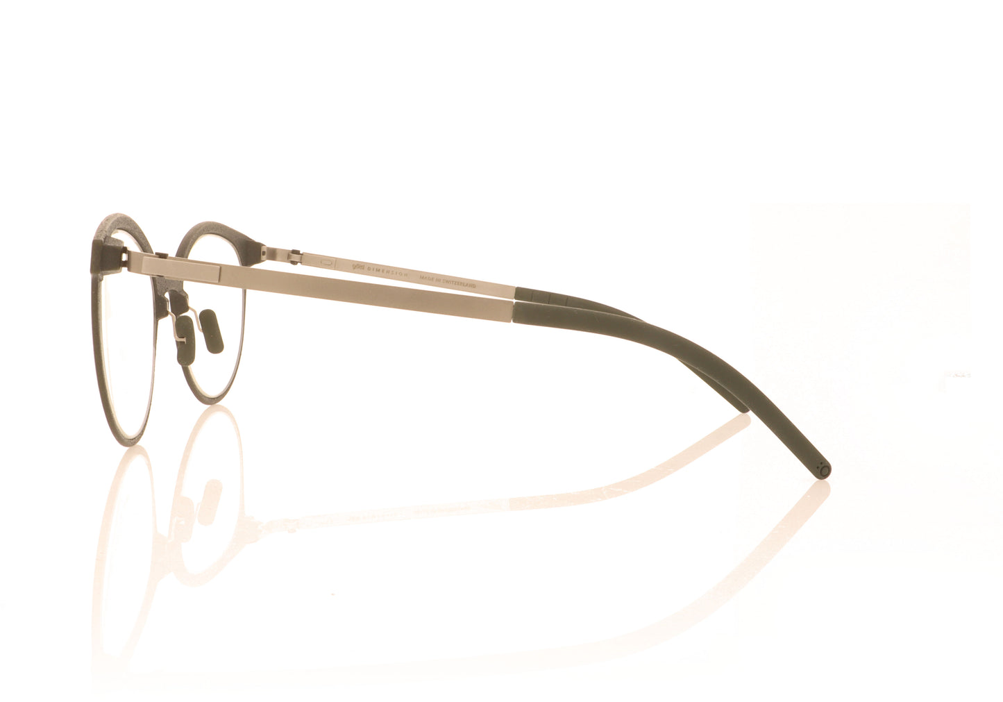 Götti Ely SLV Silver Glasses - Side
