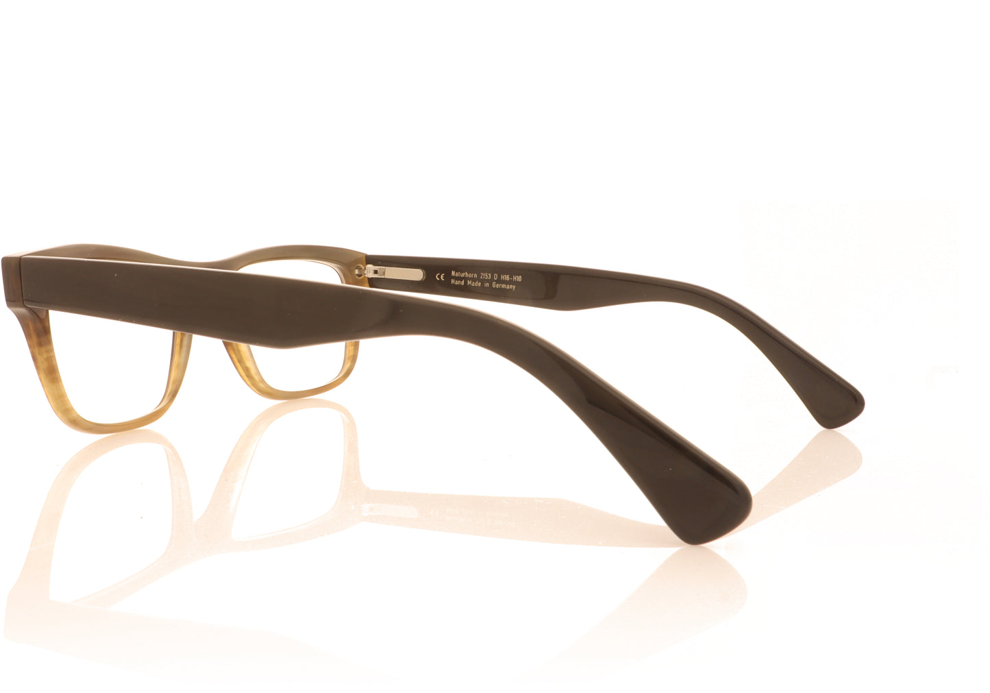 Hoffman Natural Eyewear 2153 H16 Horn Glasses - Side