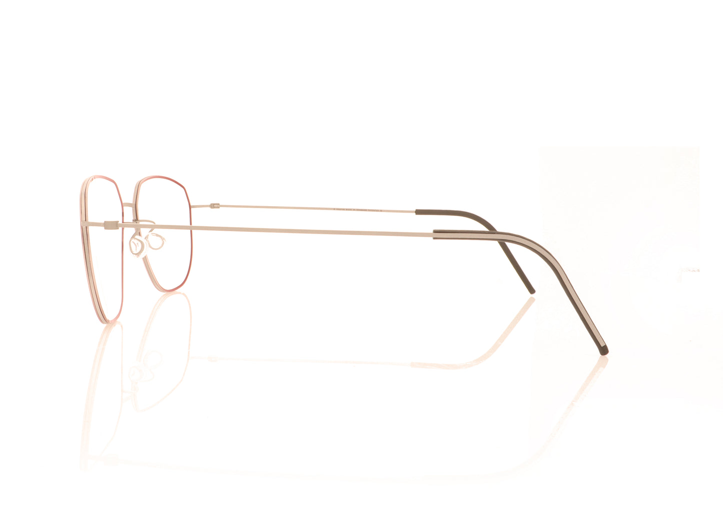 Lindberg thintanium 5505 05 GR92 Silver Glasses - Side